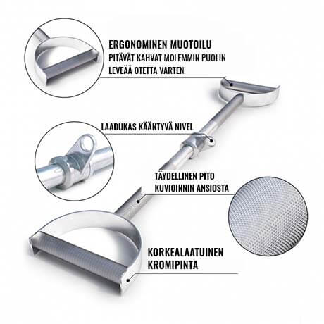 Lapiokahva taljalaitteeseen