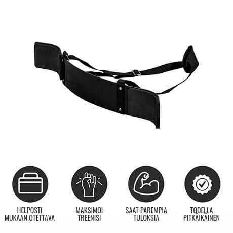 Arm blaster hauistreeniin