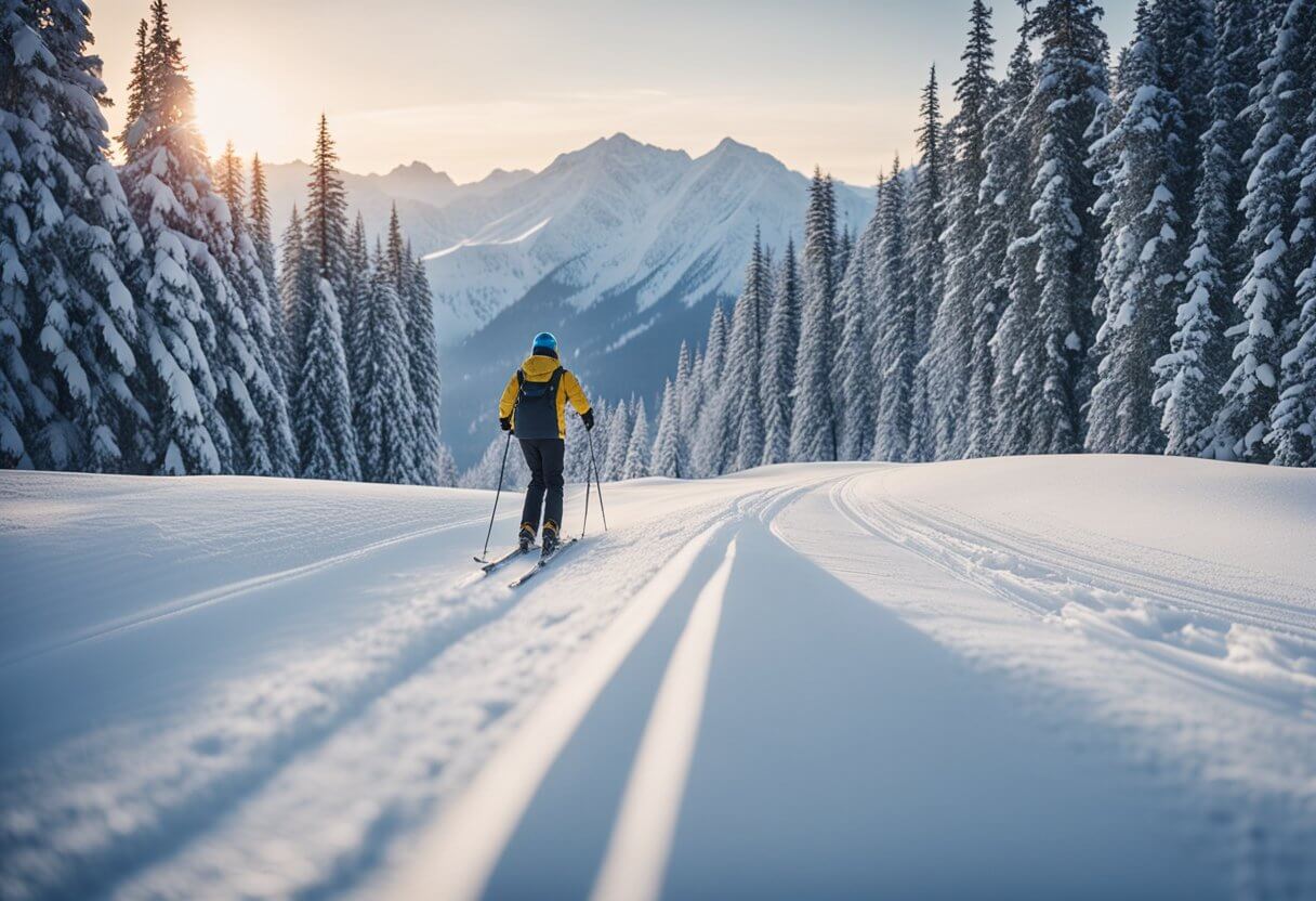 Kuntosaliohjelma hiihtoon näköala